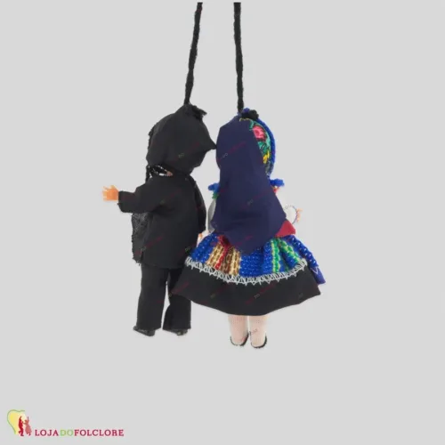 Bonecos Folclore Miniatura - Trás