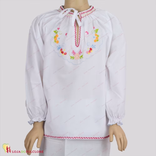 Blusa Traje Imitação - Criança - Manga Comprida - Frente