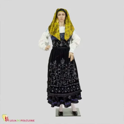 Traje Mordoma Rica - Azul - Frente