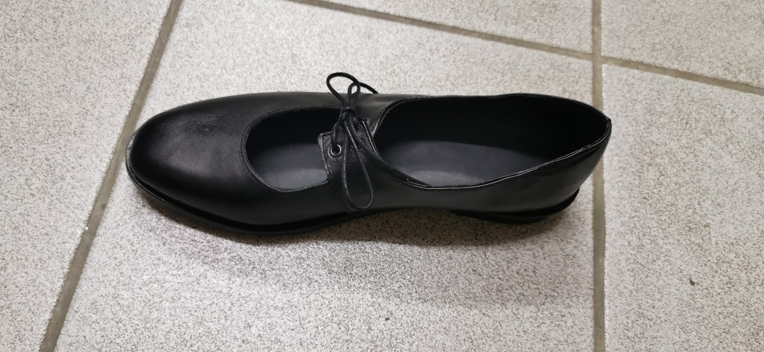 Sapato Couro Preto