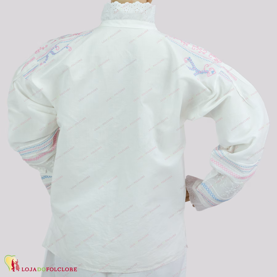 Blusa Linho - Romeira Braga - Trás